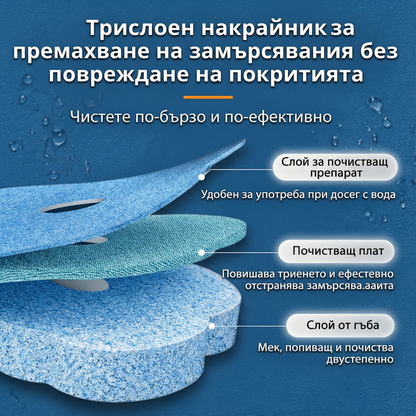 FreshFlush комплект с 64 гъбички за хигиенно почистване на тоалетна